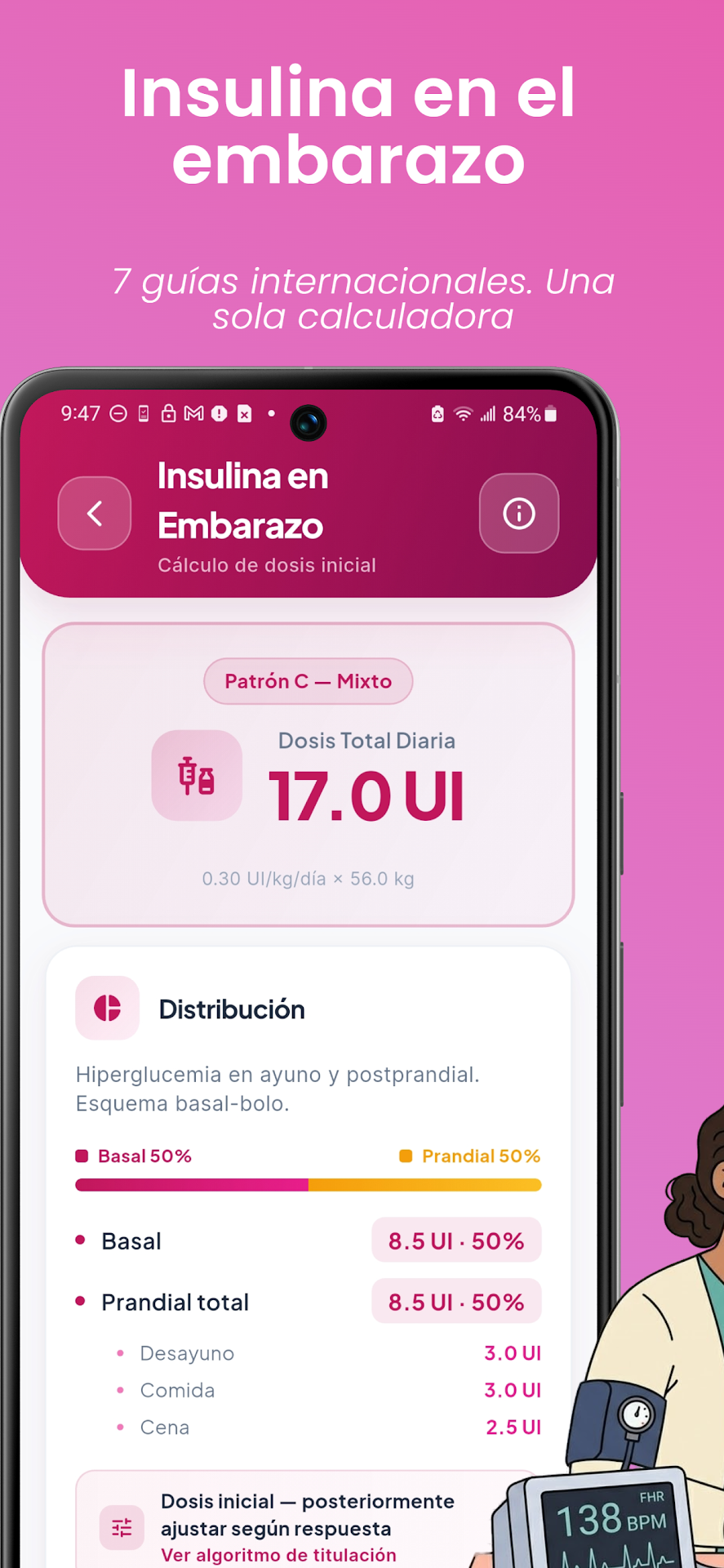 Calculadora de insulina en embarazo con 7 guías en Obstetrum